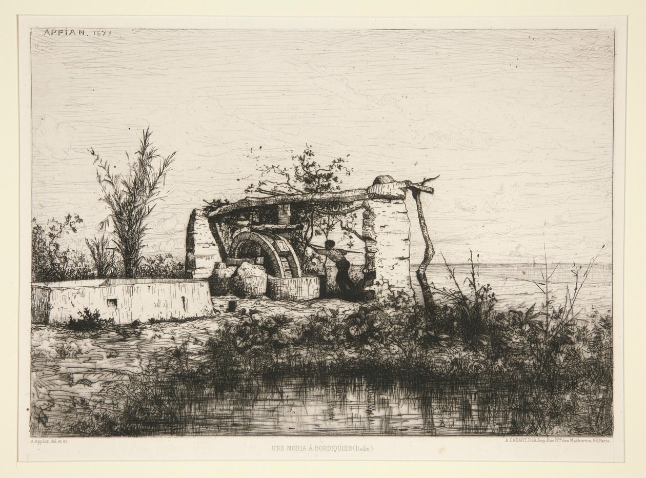 Śmierć Bordiquier autorstwa Adolphe Appian