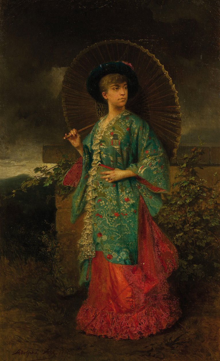 Portret Heleny z Meklemburgii-Schwerin 1814-1858, księżnej orleańskiej, 1883. autorstwa Adolphe Aze