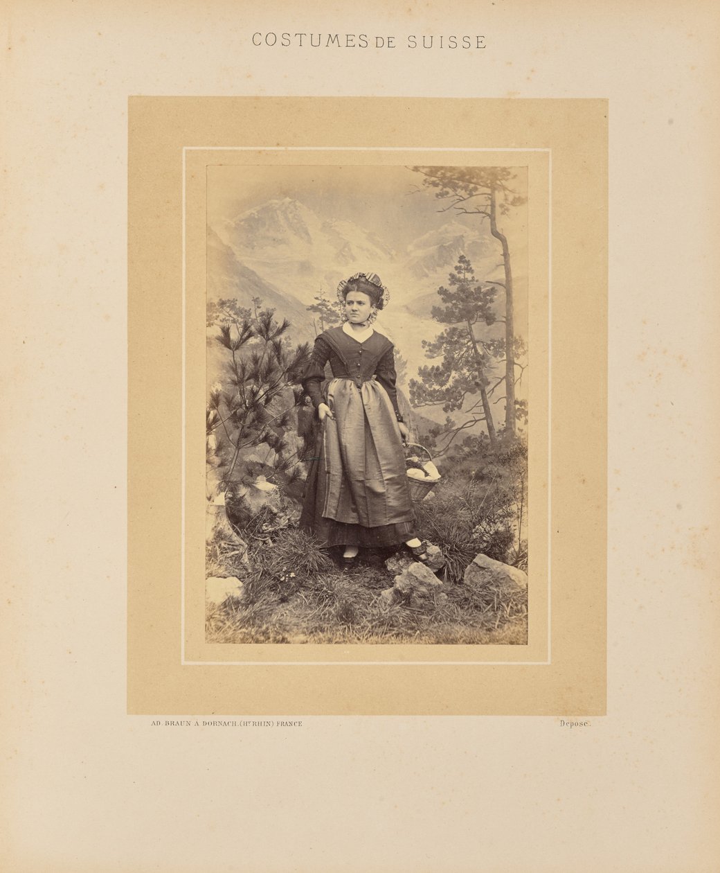 Kanton Gryzonia autorstwa Adolphe Braun