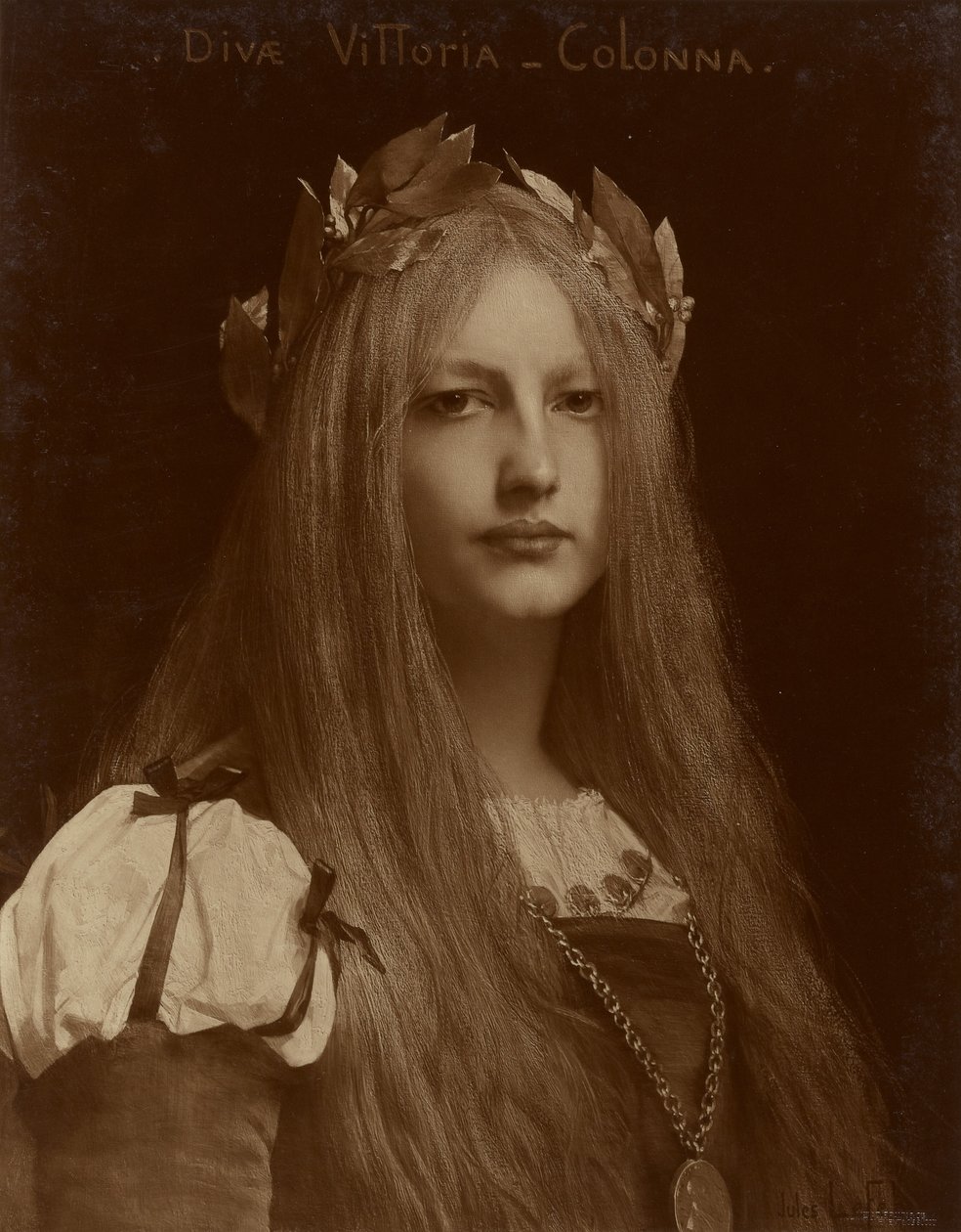 J. Febre "Vittoria Colonna autorstwa Adolphe Braun