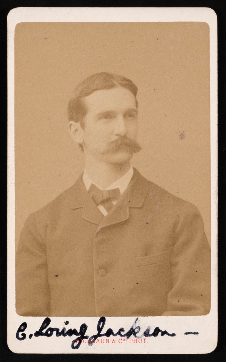 Portret Charlesa Loringa Jacksona z lat 1847-1935, ok. 1887 r. autorstwa Adolphe Braun