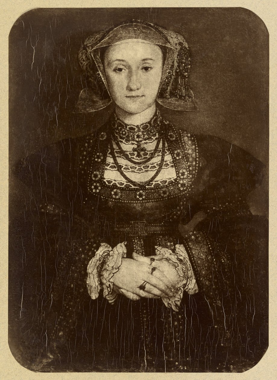 [„Żona Henryka VIII” autorstwa Hansa Holbeina, Muzeum Luwru] autorstwa Adolphe Braun