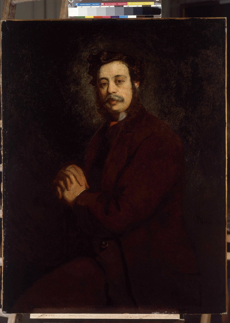 Portret pana Khana. Obraz Adolphe Monticelli (1824-1886) autorstwa Adolphe Joseph Thomas Monticelli