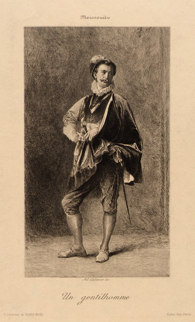 Dżentelmen autorstwa Adolphe Lalauze