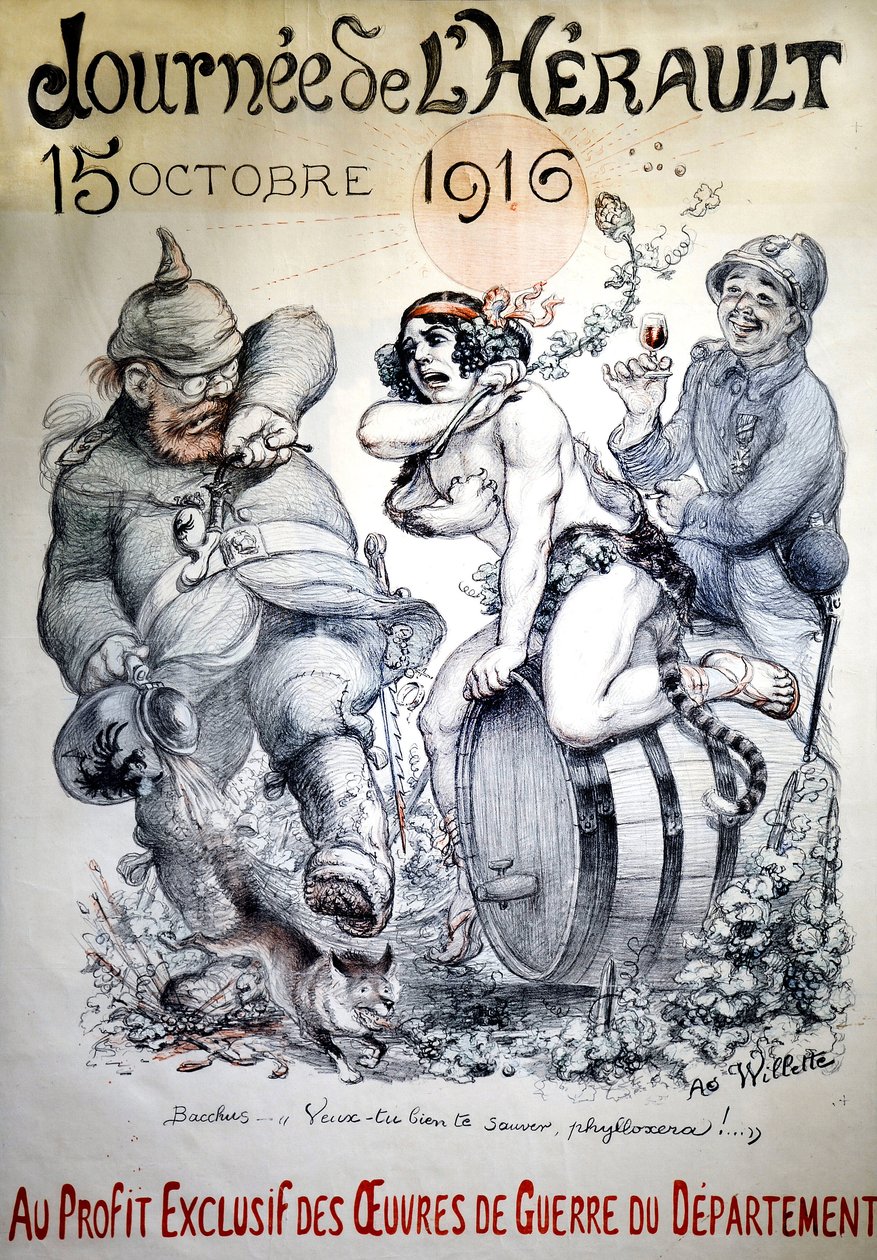 "Dzień Herault autorstwa Adolphe Leon Willette