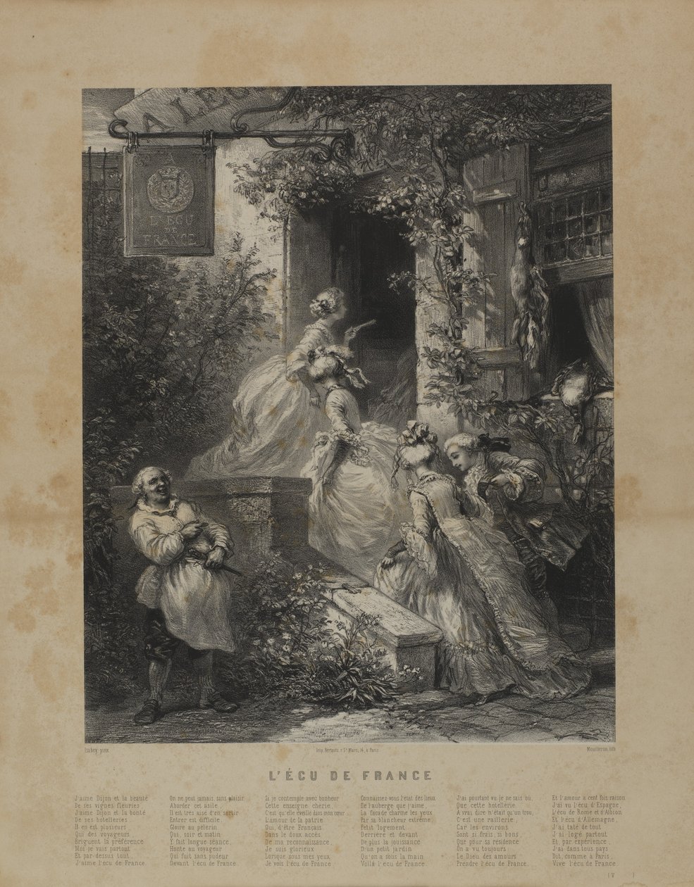 Ecu de France autorstwa Adolphe Mouilleron