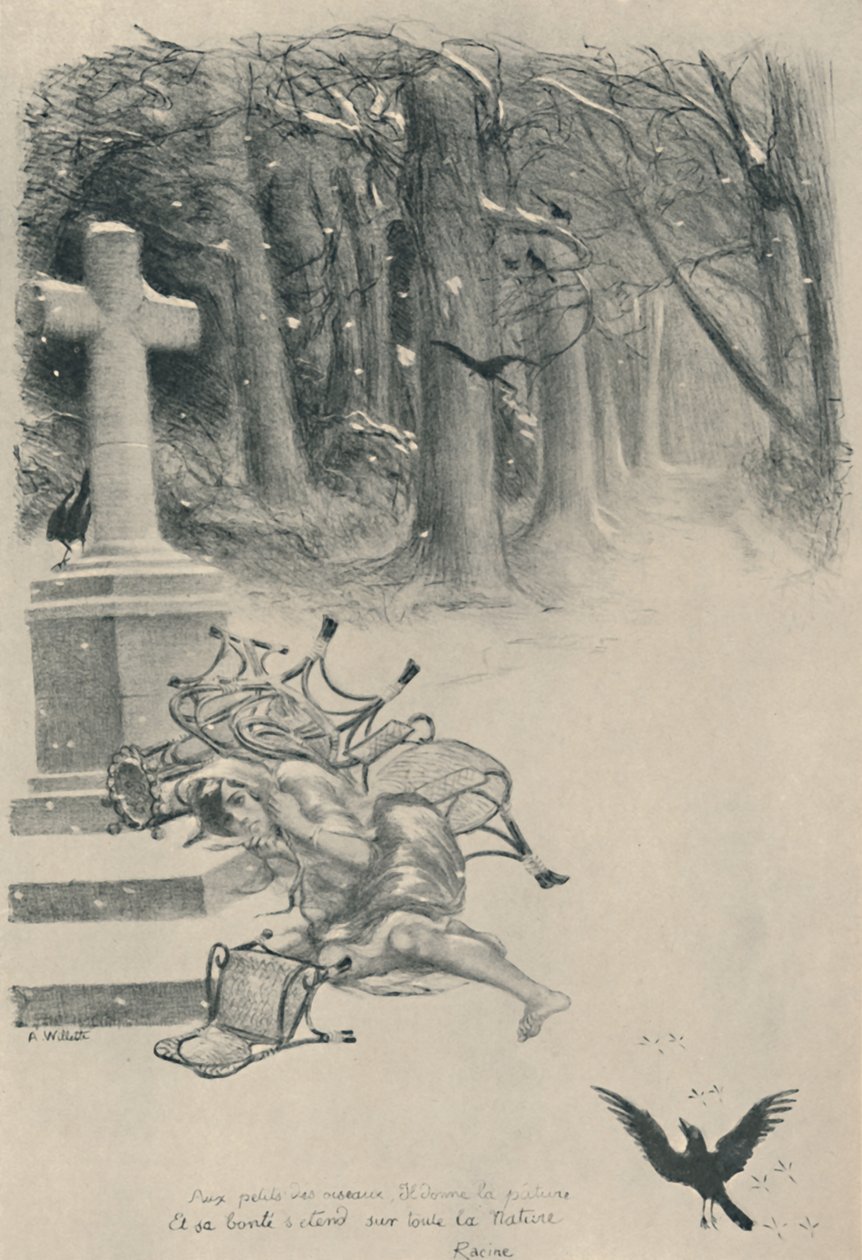 Cykada, 1919 autorstwa Adolphe Leon Willette