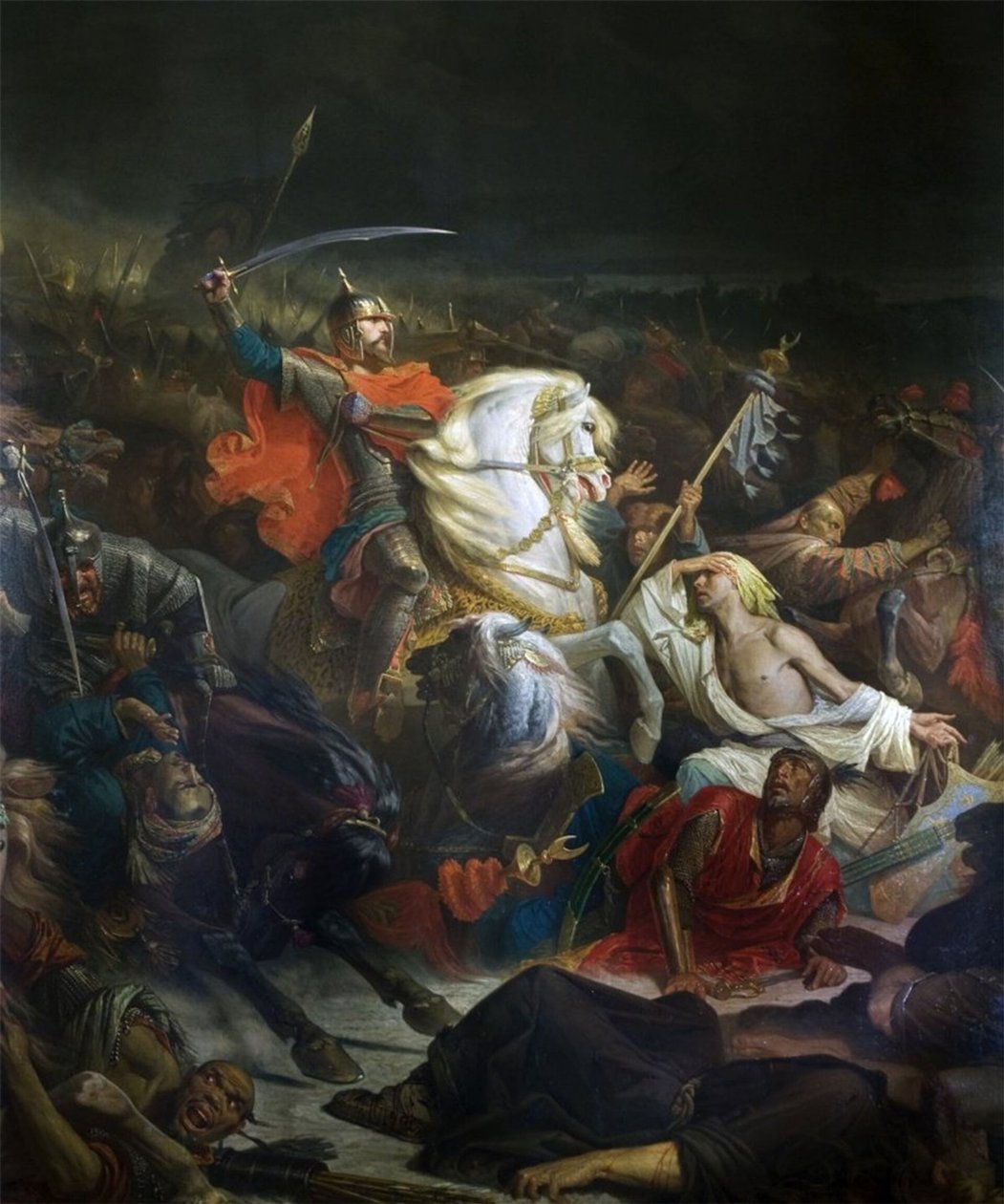 Bitwa pod Kulikowem (1849) autorstwa Adolphe Yvon
