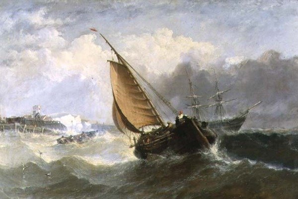Broadstairs, Squally Weather autorstwa Adolphus Knell
