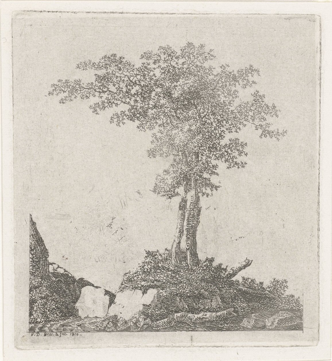 Dwa drzewa autorstwa Adriaan Jacob Willem van Dielen