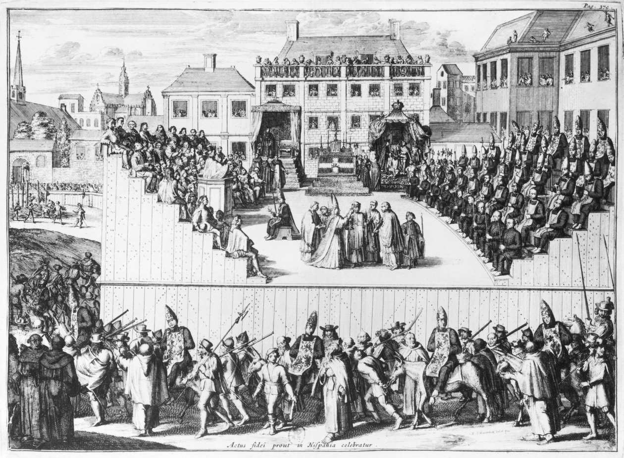 Procesy inkwizycyjne w Hiszpanii autorstwa Adriaan Schoonebeek