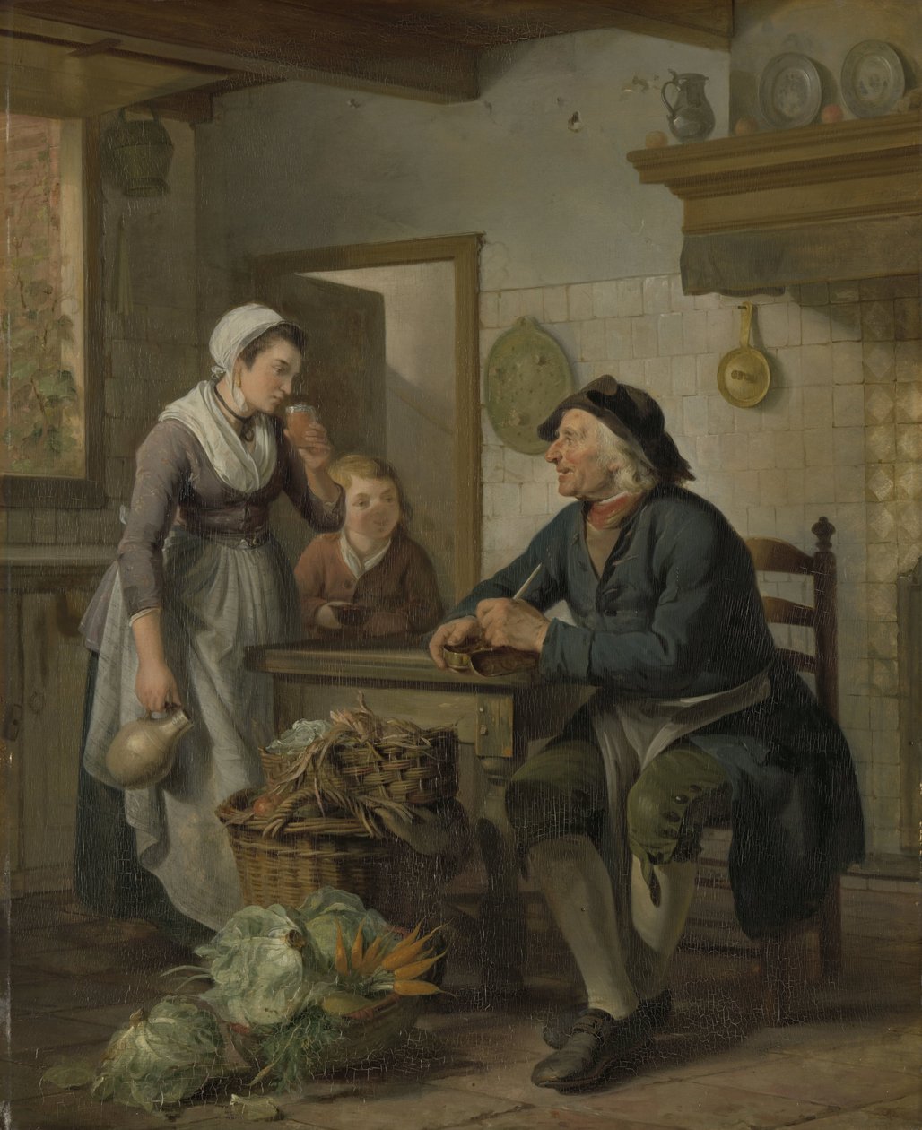 Poranna wizyta autorstwa Adriaan de Lelie