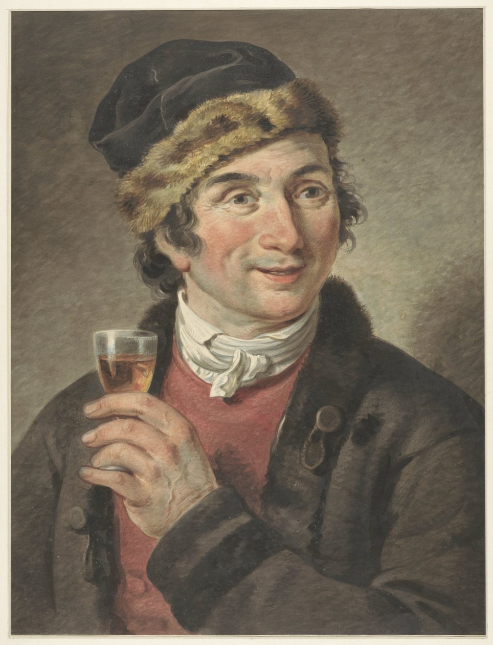 Portret Adriaana de Lelie w kapeluszu autorstwa Adriaan de Lelie