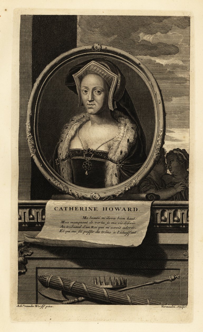 Katarzyna Howard (1528-1542) (ryc.) autorstwa Adriaan van der (after) Werff
