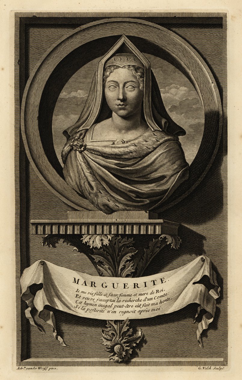 Małgorzata Tudor (1489-1541) (ryc.) autorstwa Adriaan van der (after) Werff