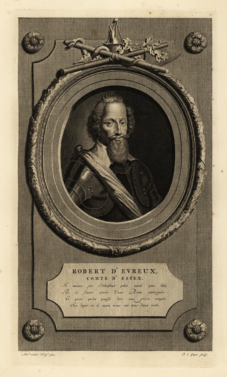 Robert Devereux, 2.hrabia Essex, ulubieniec Elżbiety I. Robert d