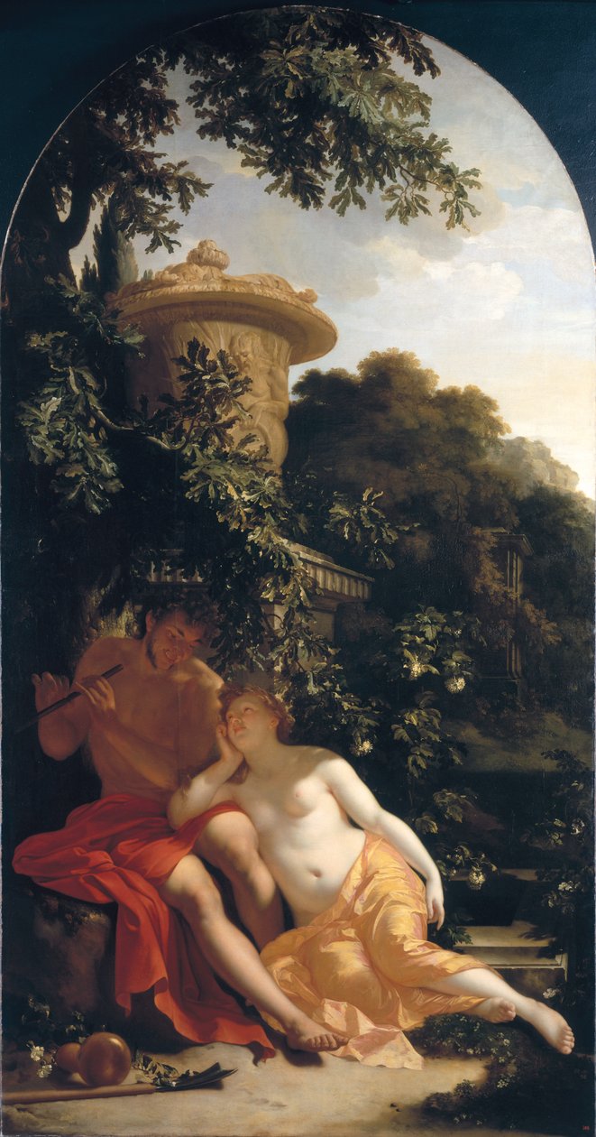Pasterz i Pasterka, Miłosny Pasterz 1696 autorstwa Adriaan van der Werff