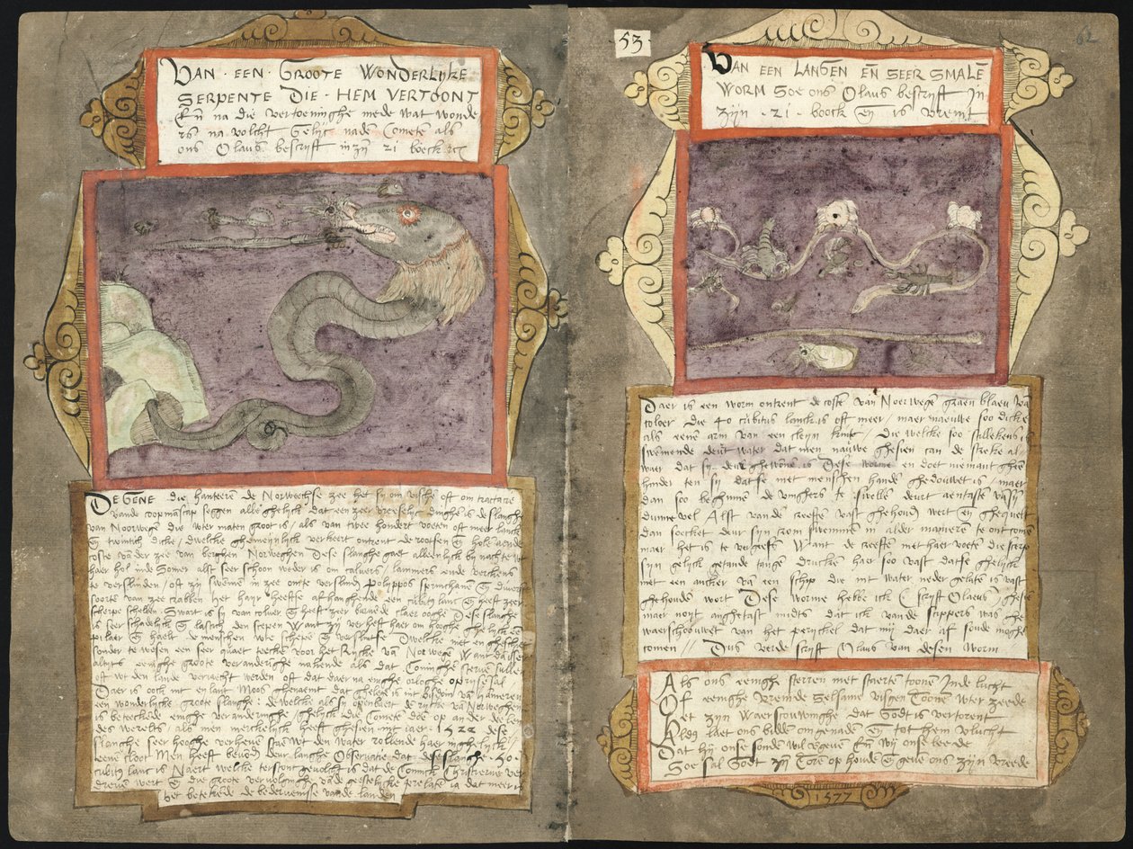 KB 78 E 54 - folio 061v (po lewej) i 062r (po prawej) autorstwa Adriaen Coenen