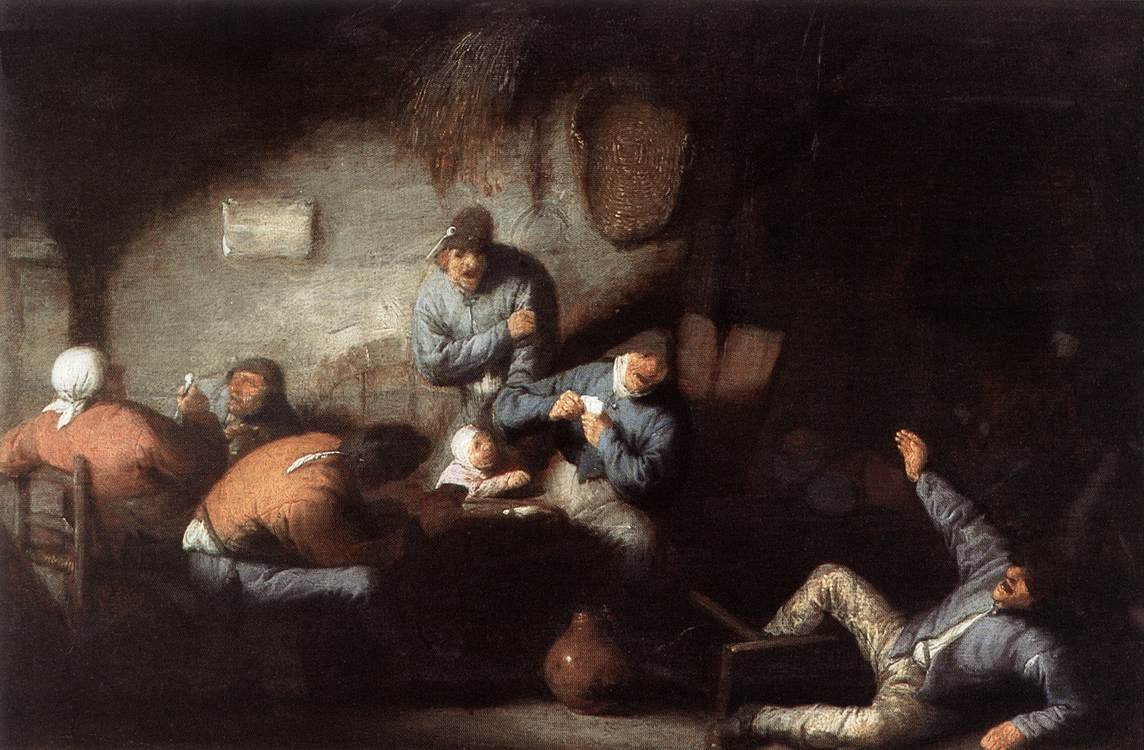 Scena w gospodzie autorstwa Adriaen Jansz. van Ostade