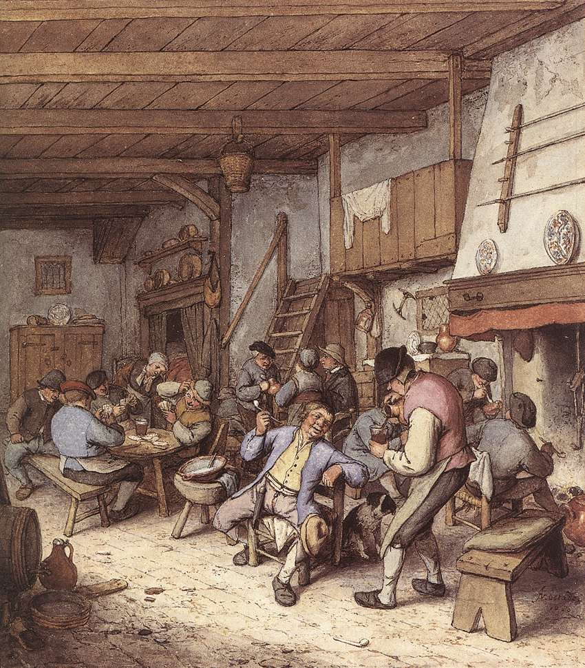 Wnętrze tawerny autorstwa Adriaen Jansz. van Ostade