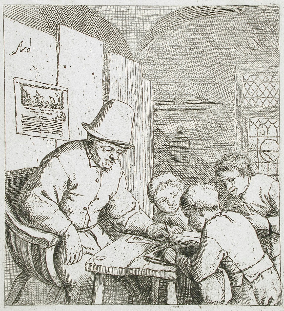 Nauczyciel autorstwa Adriaen Jansz. van Ostade