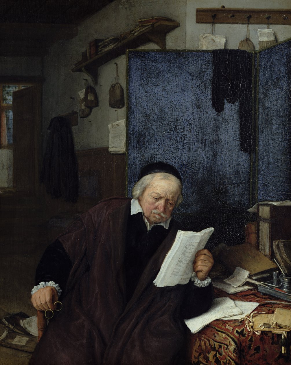 Prawnik w swoim gabinecie autorstwa Adriaen Jansz. van Ostade