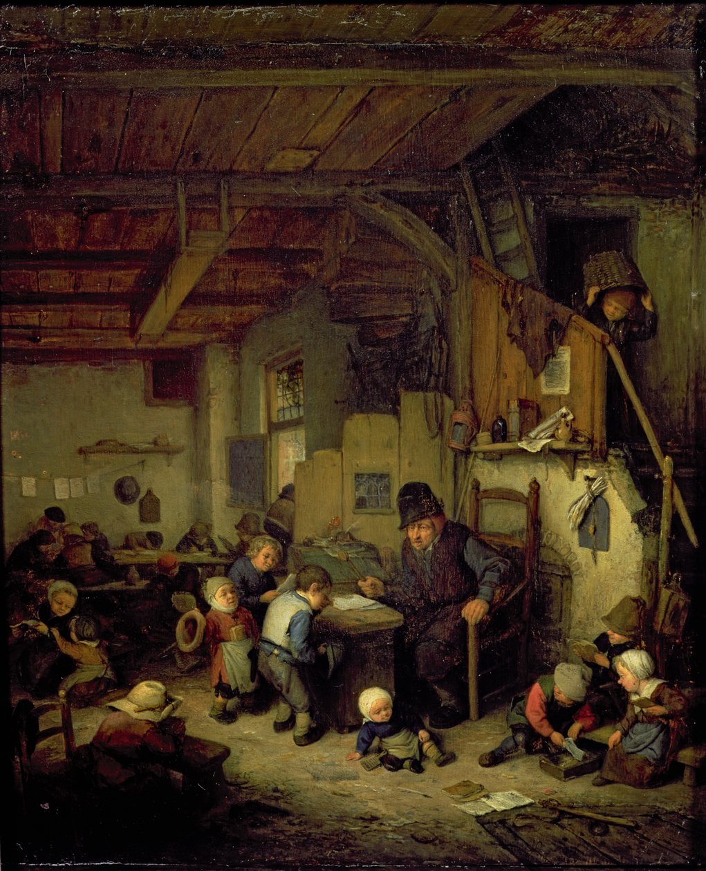 Mistrz szkoły, c.1662 autorstwa Adriaen Jansz. van Ostade