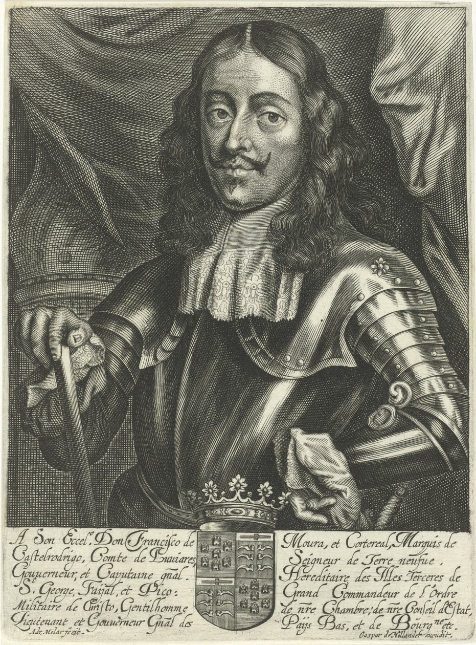 Portret Francisco de Castel Rodrigo autorstwa Adriaen Millaert