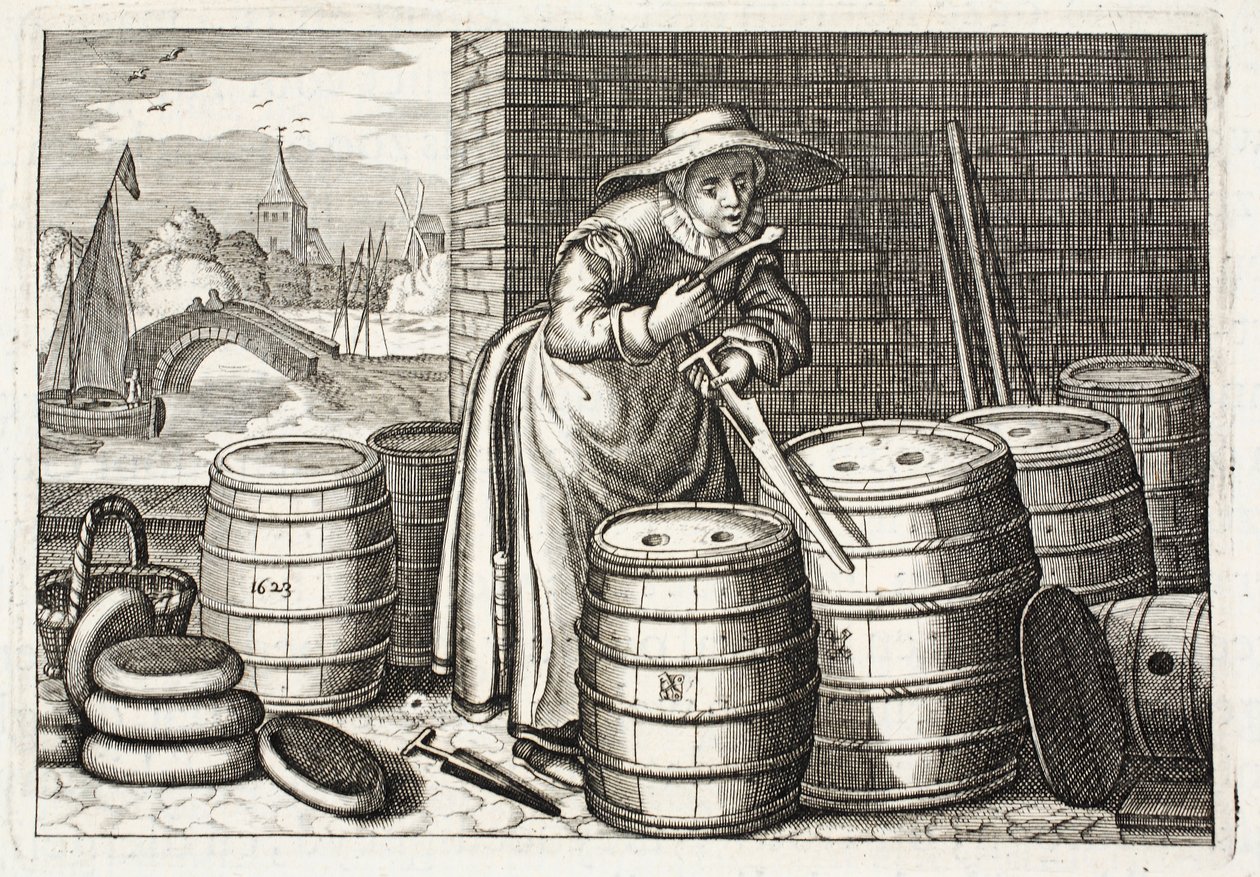 Pozorna ilustracja z „Emblemata of Zinne-werk” Johannesa de Brune (1589-1658), Jan Jacobs Schipper, Amsterdam, 1661 autorstwa Adriaen Pietersz van de Venne