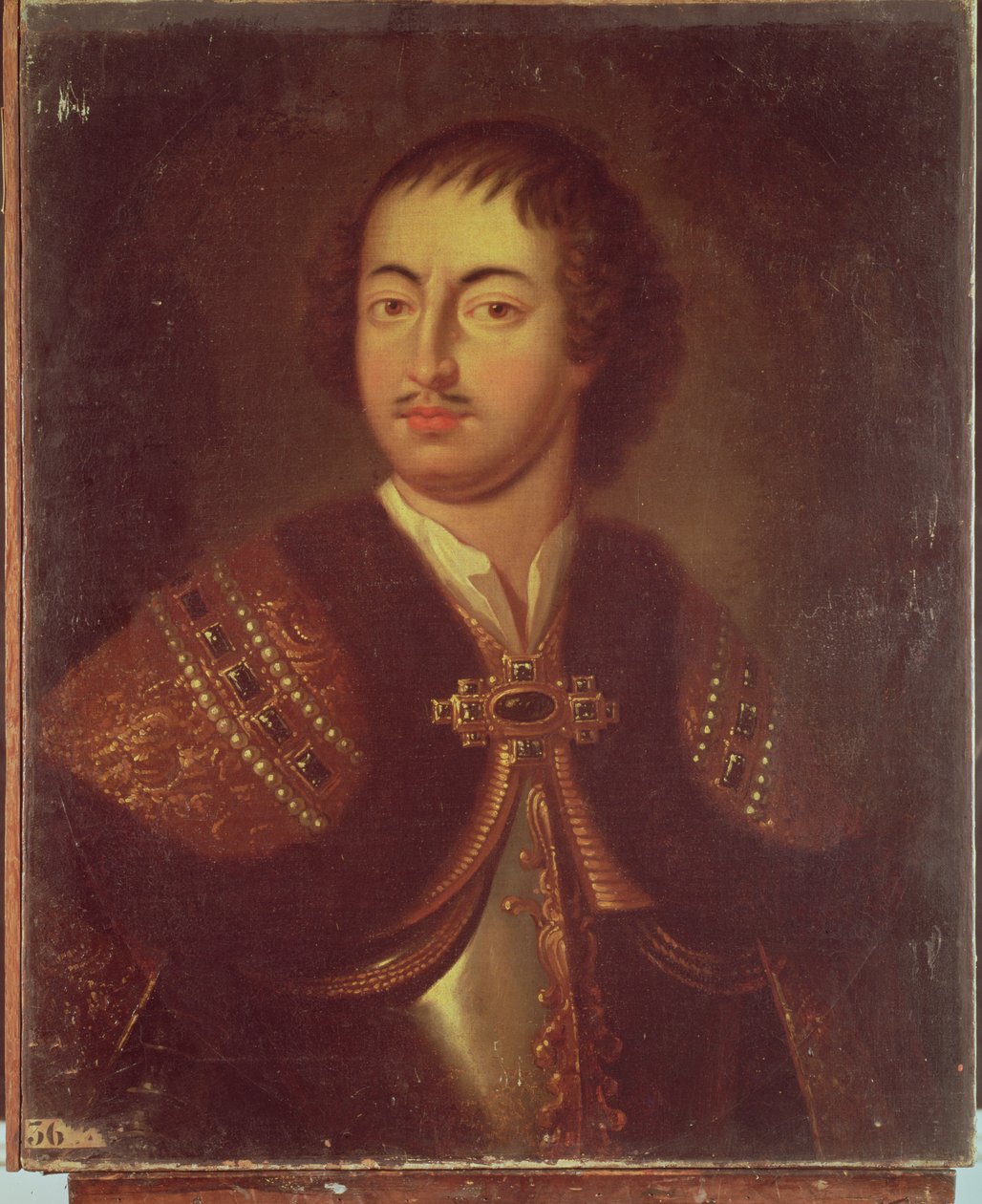 Portret Piotra I (1672-1725) autorstwa Adriaan van der Werff