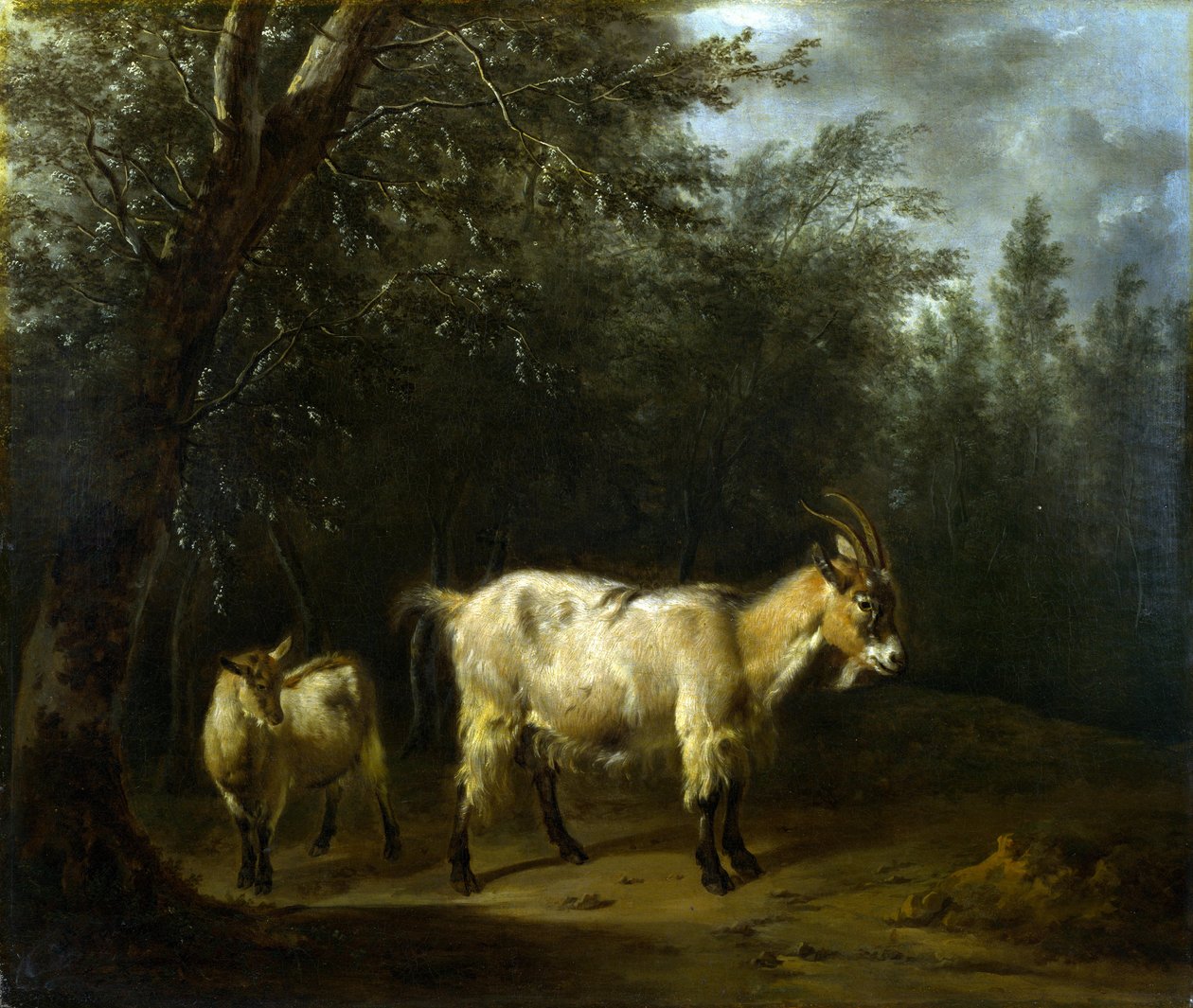 Koza i dziecko autorstwa Adriaen van de Velde