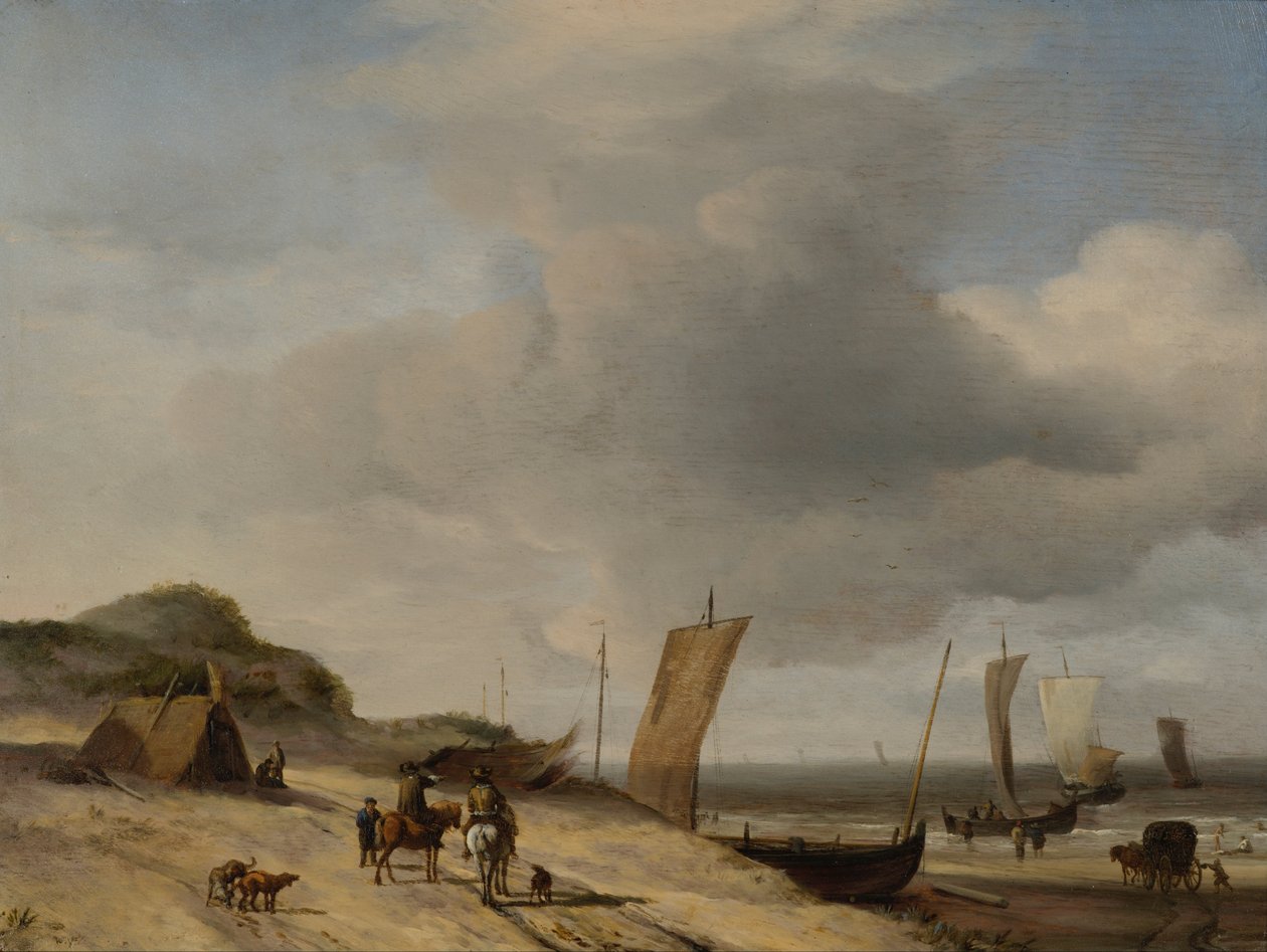 Wydmy w Scheveningen autorstwa Adriaen van de Velde