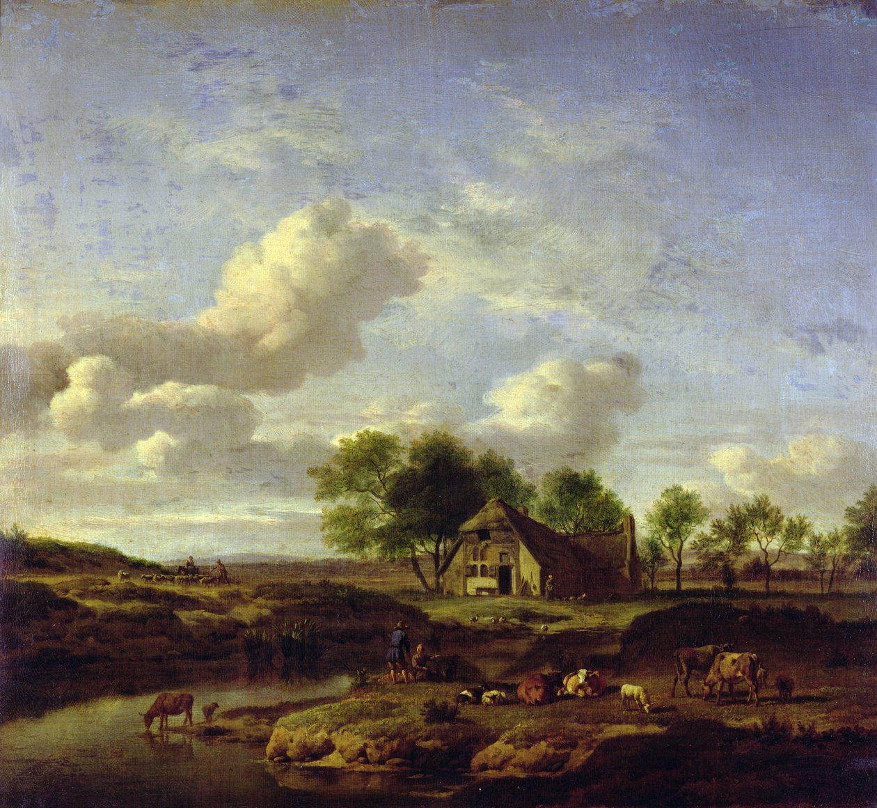 Mała Farma, 1661 r. autorstwa Adriaen van de Velde