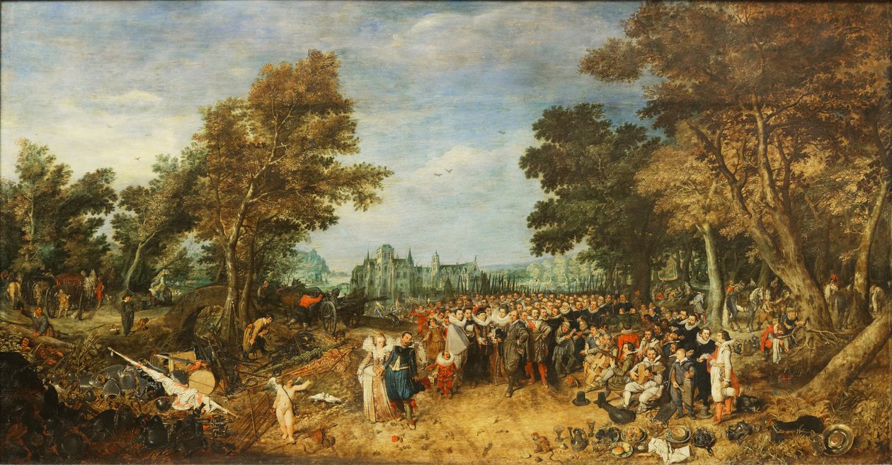 Alegoria rozejmu autorstwa Adriaen van de Venne