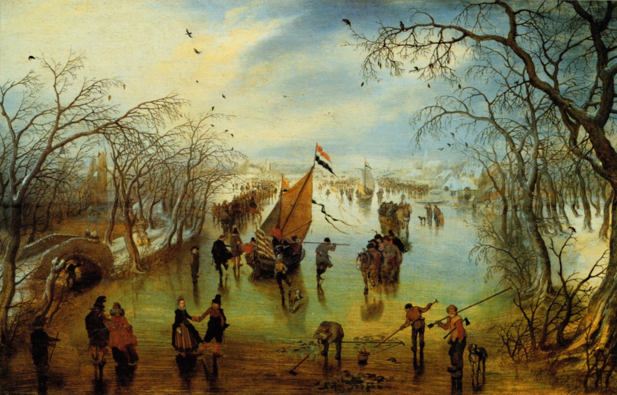 Zima autorstwa Adriaen van de Venne