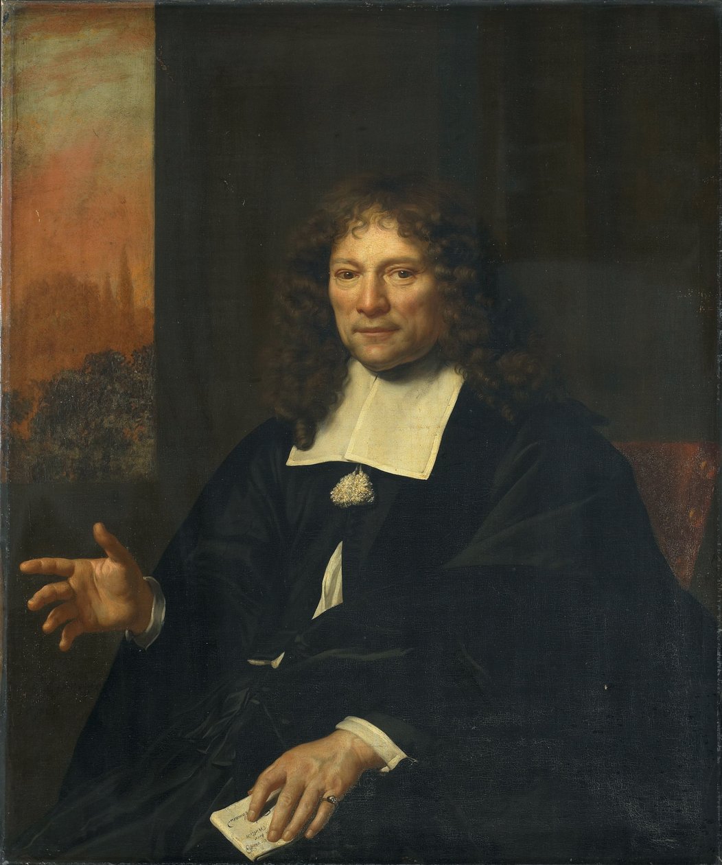 Portret Daniela Nieliusa (1610-1689) autorstwa Adriaen Backer