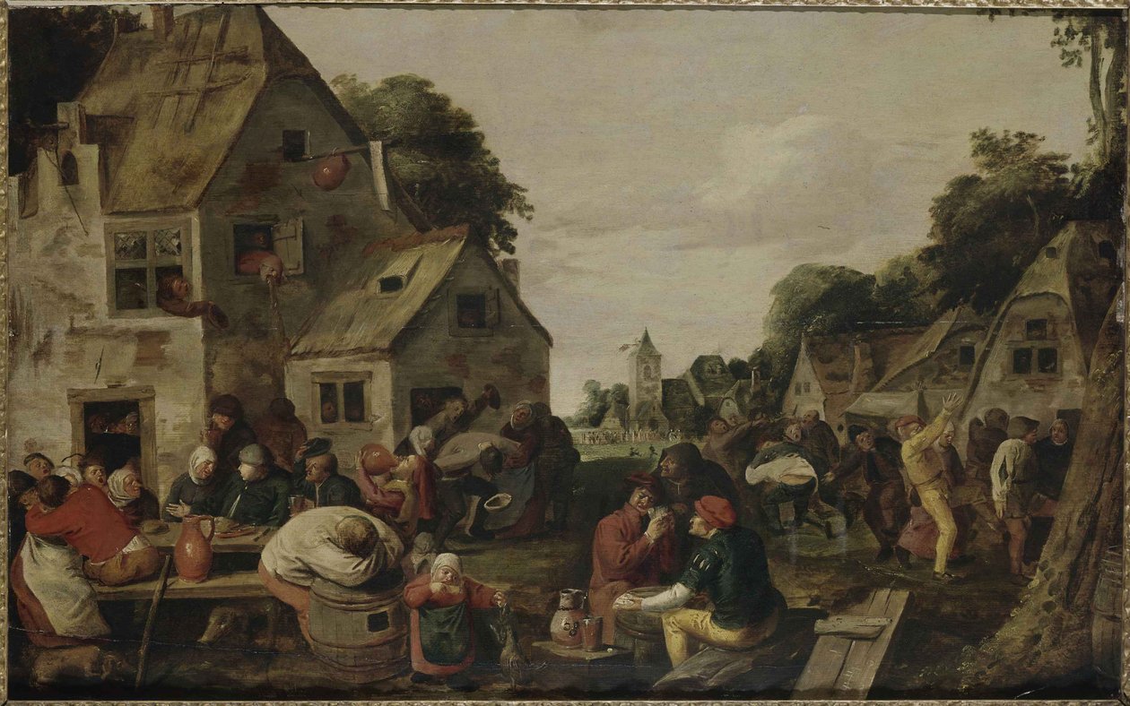 Kermesse. autorstwa Adriaen Brouwer