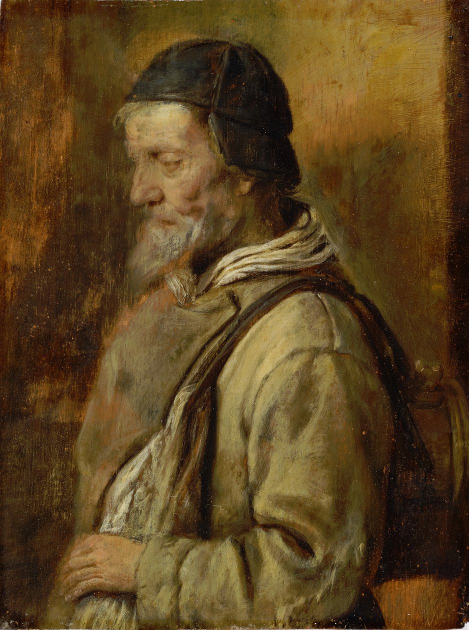 Stary rzemieślnik autorstwa Adriaen Brouwer