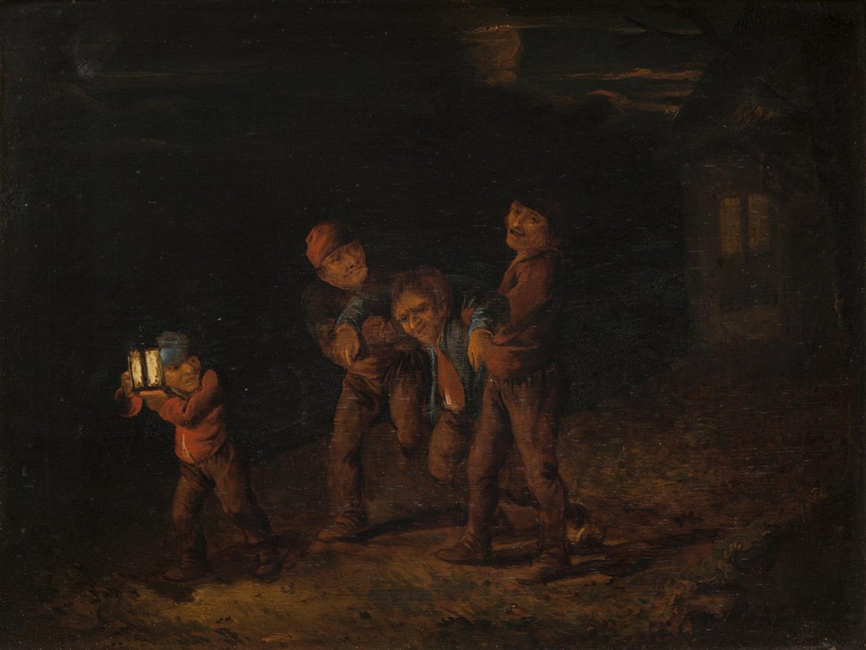 Widząc dom pijaka autorstwa Adriaen Brouwer