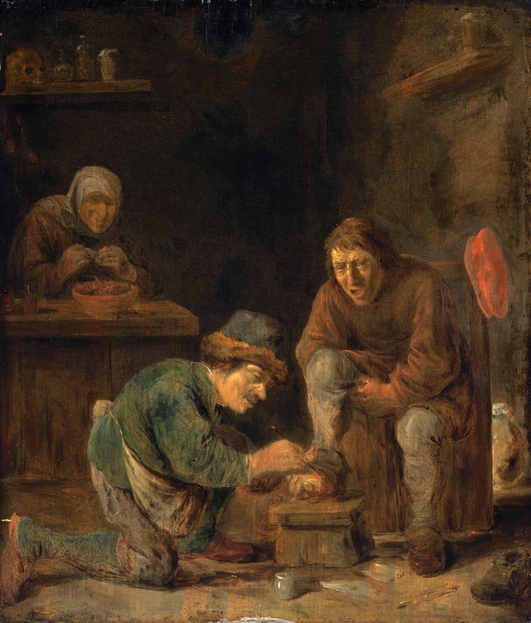 Der Fußarzt autorstwa Adriaen Brouwer