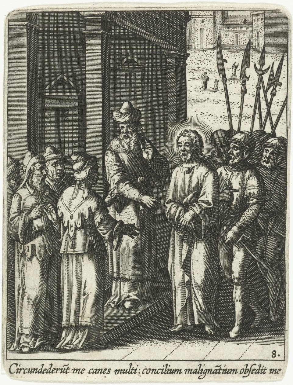 Chrystus przed Piłatem autorstwa Adriaen Collaert