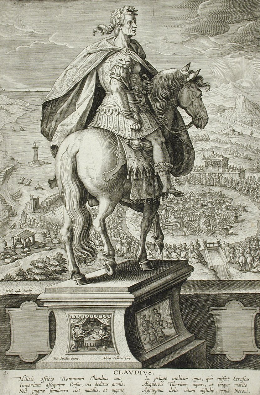 Klaudiusz autorstwa Adriaen Collaert