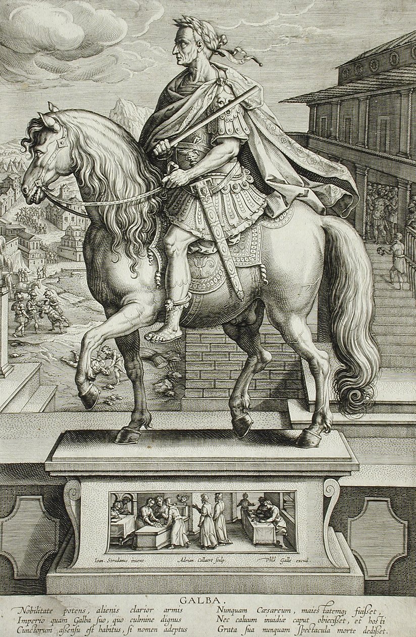 Galba autorstwa Adriaen Collaert