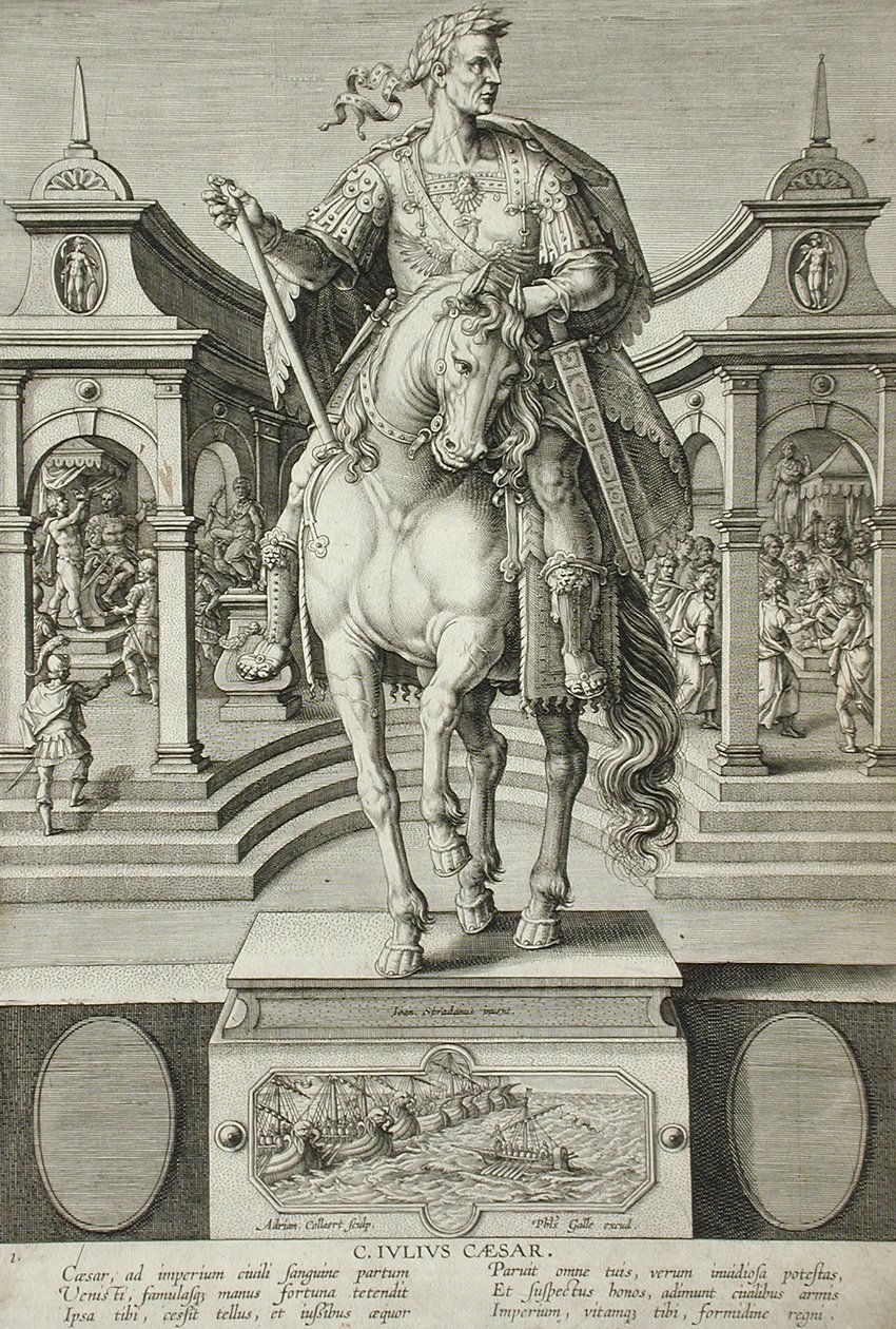 Juliusz Cezar autorstwa Adriaen Collaert
