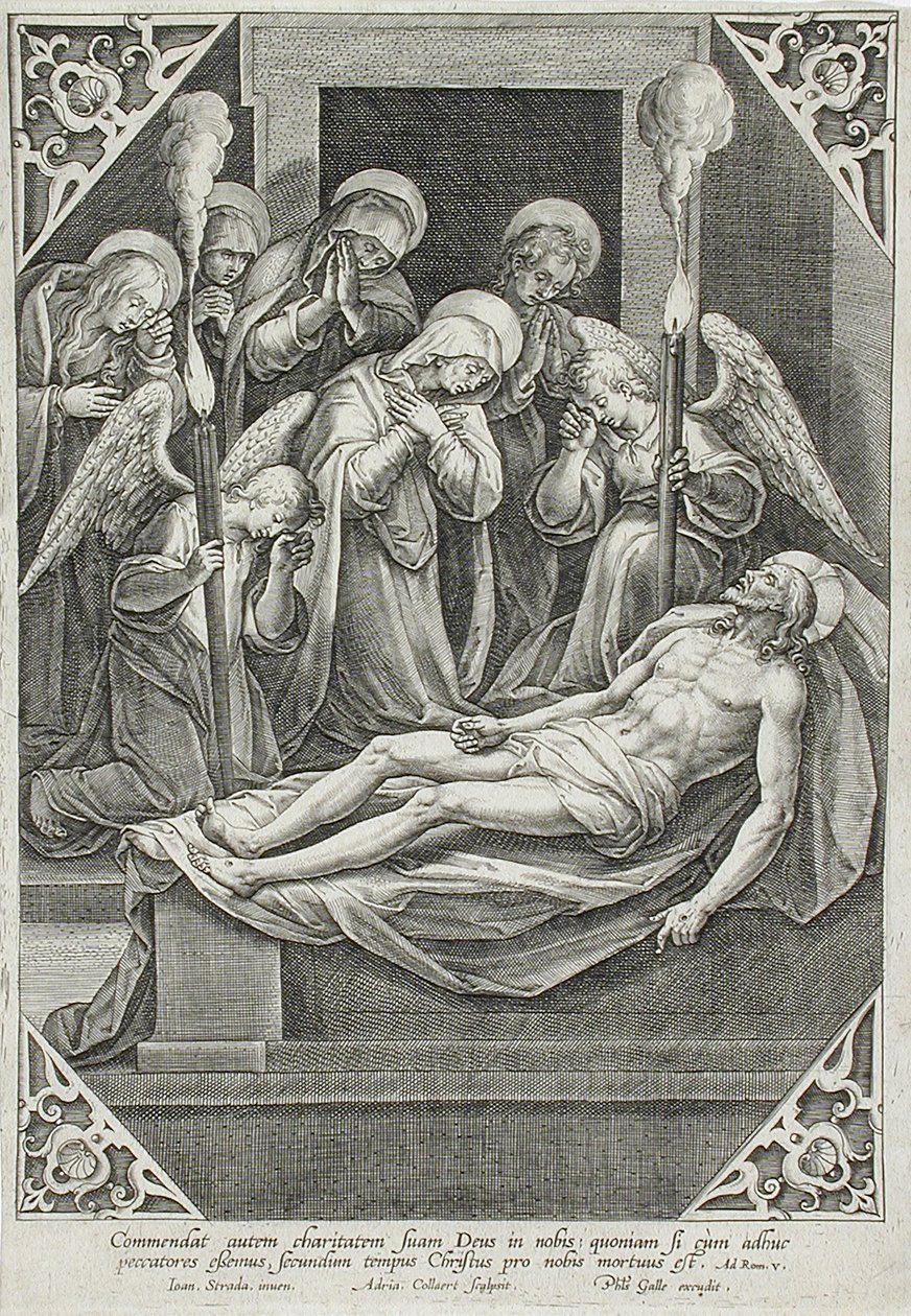 Lamentacja autorstwa Adriaen Collaert