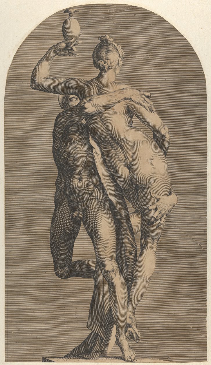 Psyche uprowadzające rtęć, ca. 1622. autorstwa Adriaen Collaert