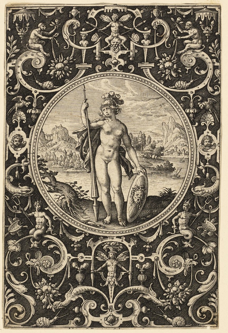 Minerwa autorstwa Adriaen Collaert