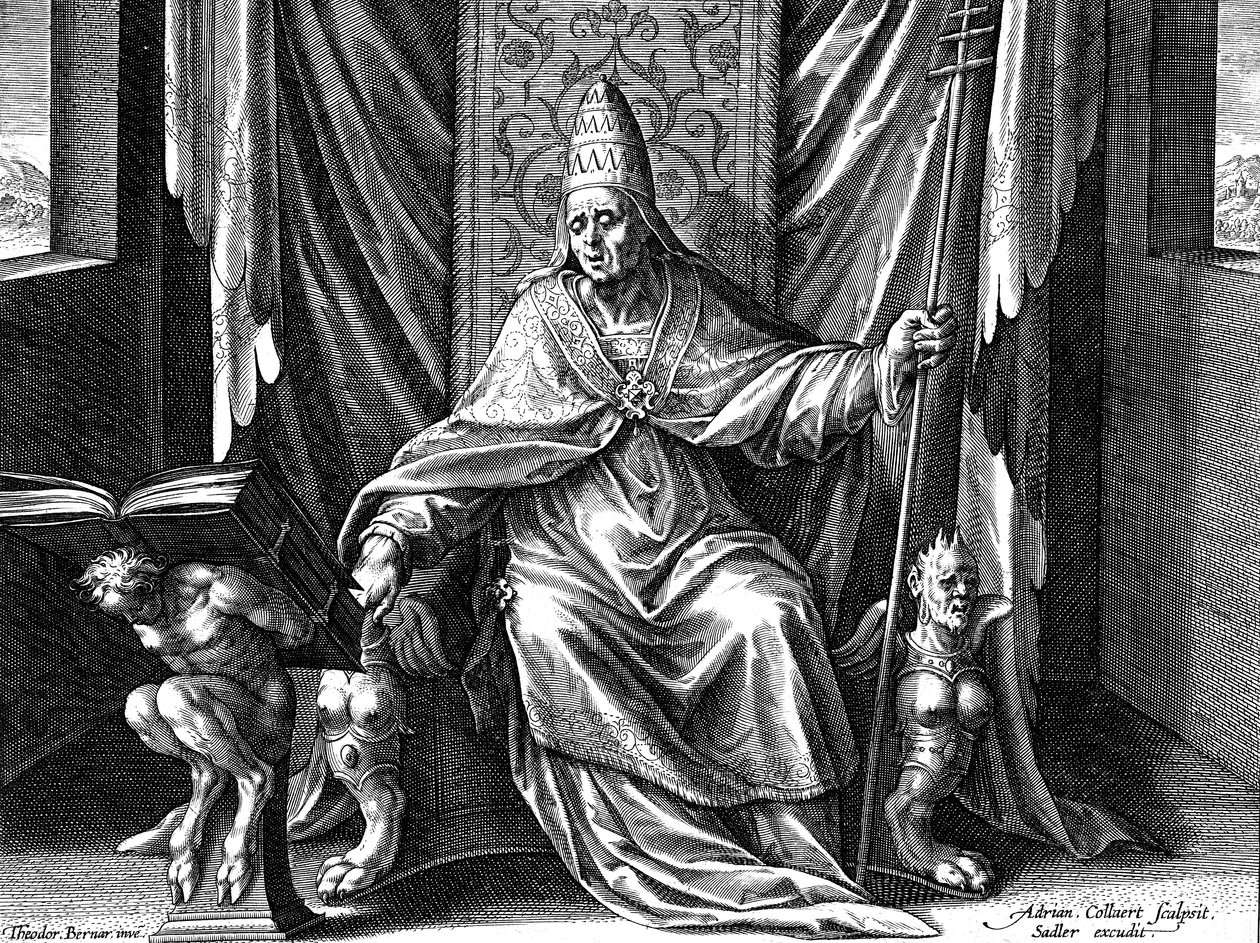 Papież Grzegorz I Wielki, ok. 1540-1567 autorstwa Adriaen Collaert