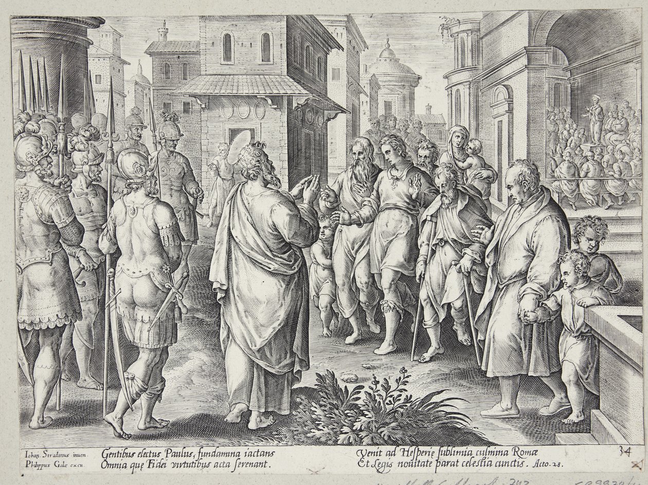 Dzieła apostołów autorstwa Adriaen Collaert