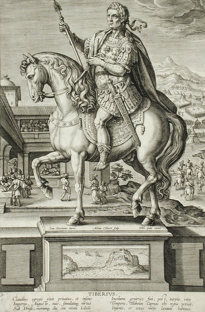 Tyberiusz autorstwa Adriaen Collaert
